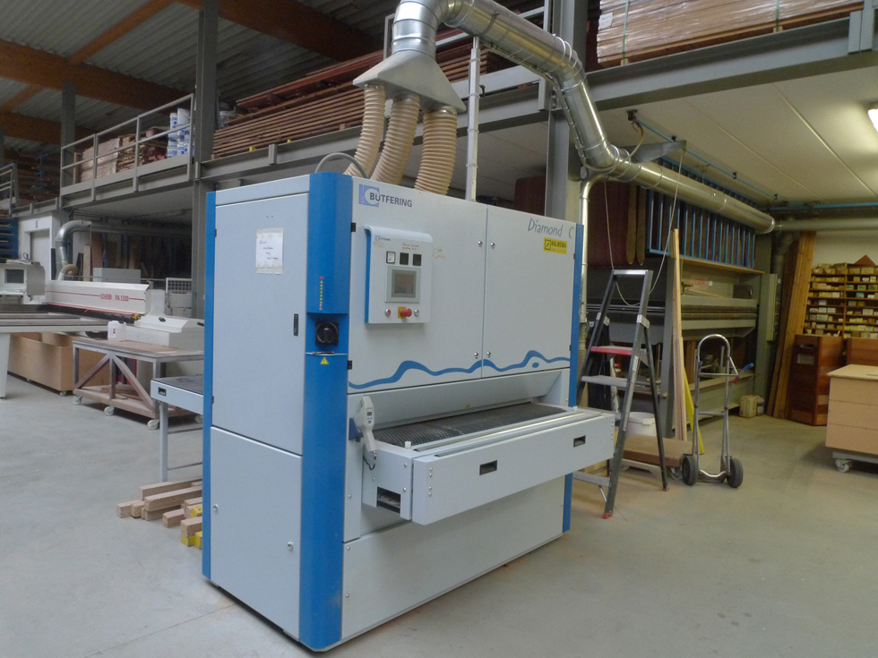 Doorloopschuurmachine Bütferring